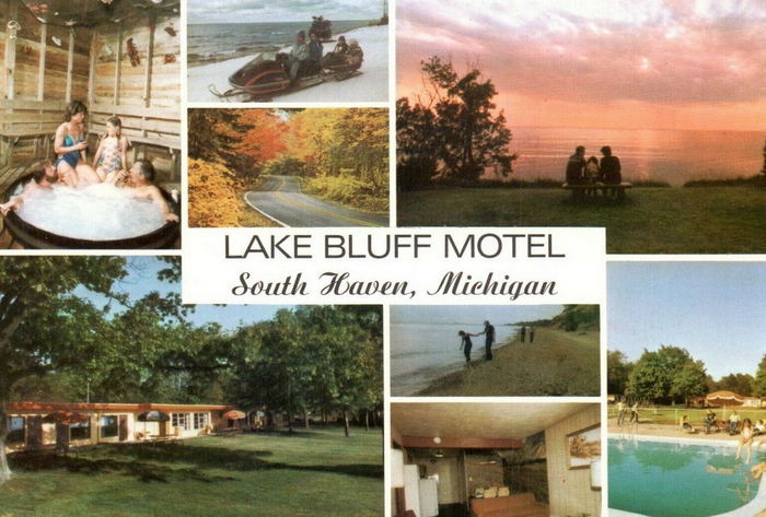 Lake Bluff Inn & Suites (Stieves 4 Season Lake Bluff Motel) - Vintage Post Card